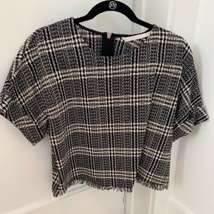 Zara Tweed Top
